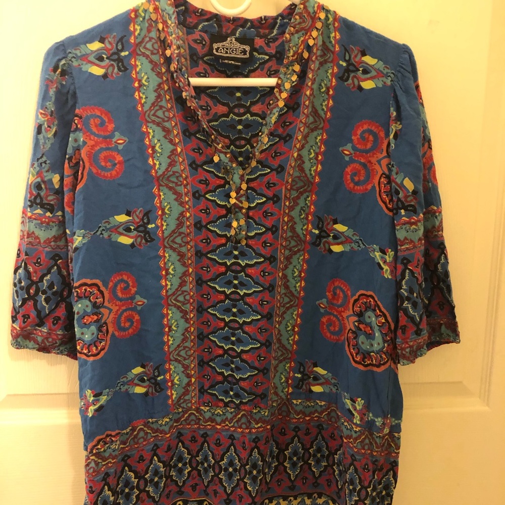 Dressy shirt or dress.